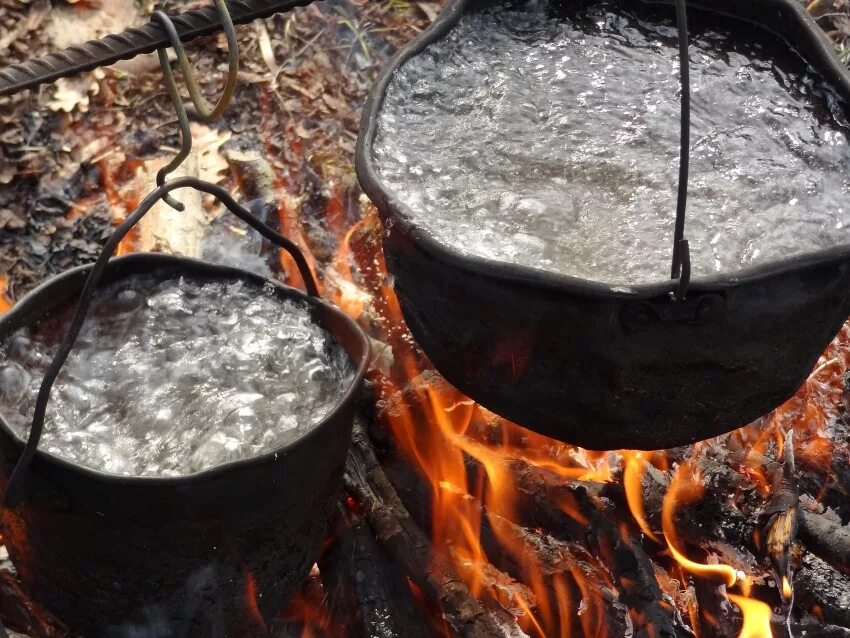 фото кипячения воды в Калуге